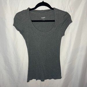 Express Sexy Basics Scoop Neck Top